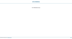 Desktop Screenshot of act1diabetes.org